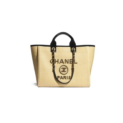 CHANEL MIXED FIBERS TOTE BAG A66941 B05086 NB586 (50*30*22cm)